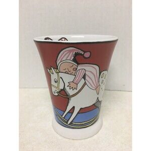 Ursula's Christmas By Ursula Dodge Ceramic Mug 4.5" H Rocking Horse